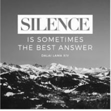 Silence Quote